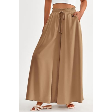 Comfortable Women's Summer Palazzo Pants with Pockets