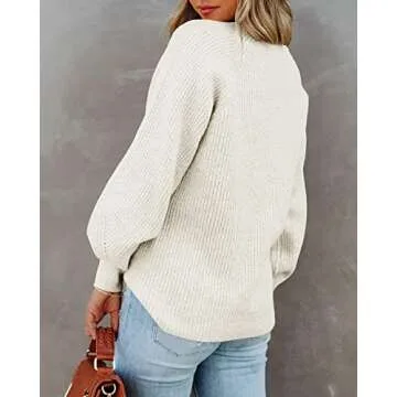 Shop Sovelen Women’s Puff Long Sleeve Sweater - Comfort & Style