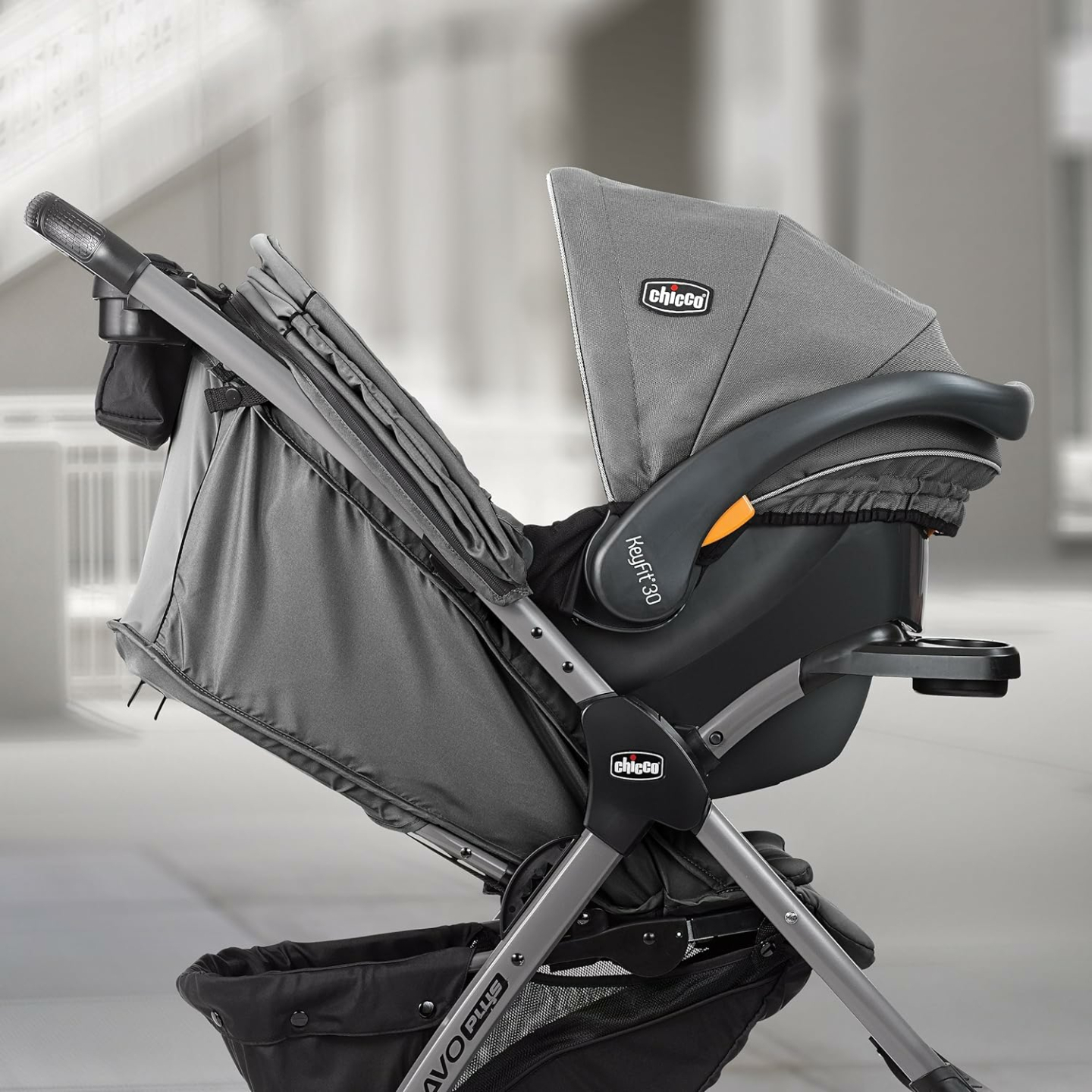 Chicco Mini Bravo Plus Stroller in Graphite Color