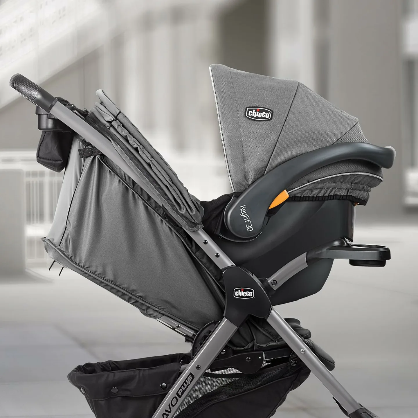 Chicco Mini Bravo Plus Stroller in Graphite Color