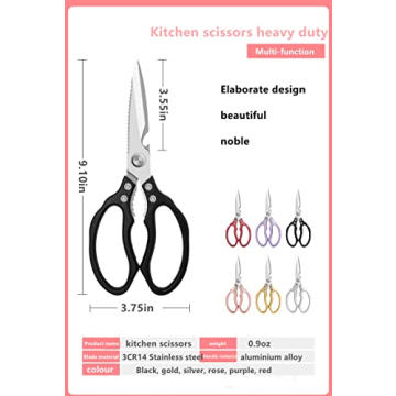 AWinjoy Kitchen Scissors | Heavy Duty Sharp Kitchen Shears