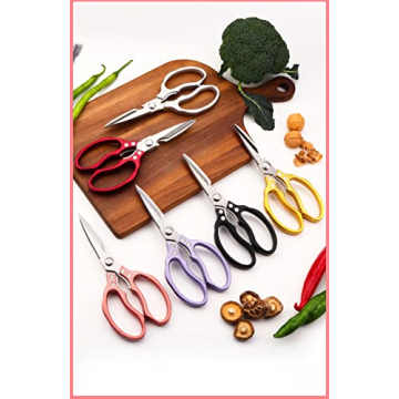 AWinjoy Kitchen Scissors | Heavy Duty Sharp Kitchen Shears