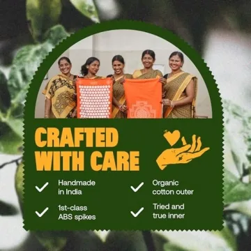 ShaktiMat Classic Acupressure Mat Original Intensity in Shakti Black, Relieves Stress & Tension, Promotes Relaxation & Focus | Similar to Acupuncture, No Needles Required | FSA/HSA Eligible