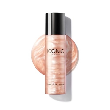 ICONIC LONDON Prep-Set-Glow | Hydrating + Setting + Glowing Spray for Dewy Finish | 4.22 Fl oz