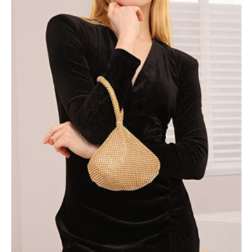VISTATROY Women's Rhinestone Evening Bag for Parties