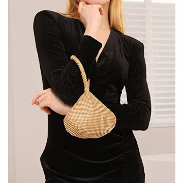 VISTATROY Women's Rhinestone Evening Bag for Parties