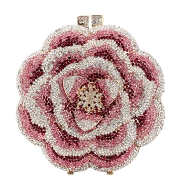 Stylish YEMESYAS Evening Bag with AAA Rhinestones - Clutch