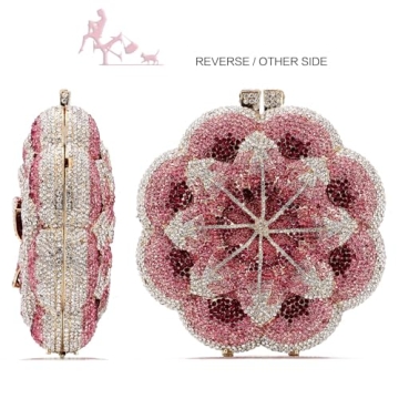 Stylish YEMESYAS Evening Bag with AAA Rhinestones - Clutch