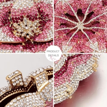 Stylish YEMESYAS Evening Bag with AAA Rhinestones - Clutch