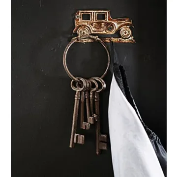 Hananona Vintage Cast Iron Skeleton Key Set for Home Decor