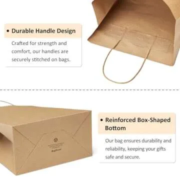 BagDream Eco-Friendly Gift Bags Bulk - Sturdy & Customizable