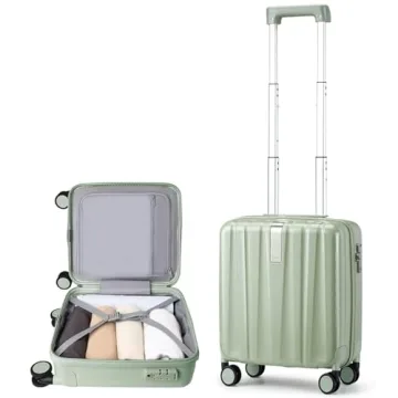 Hanke 14 Inch Underseat Carry On Luggage - Stylish & Lightweight