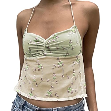 Women Y2K Cami Tank Top | Summer Chic Sleeveless Crop