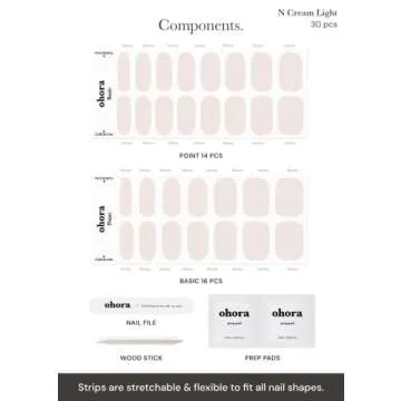 ohora Semi Cured Gel Nail Strips - Salon Quality Nails