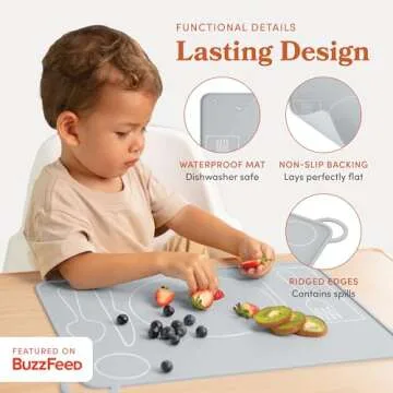 Montessori Silicone Placemat for Kids | Fire Rooster Kids
