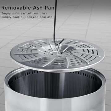 OutVue Smokeless Fire Pit - Portable & Durable Design