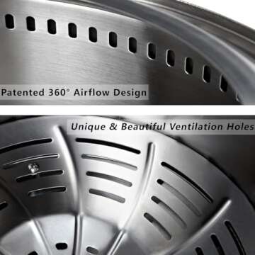 OutVue Smokeless Fire Pit - Portable & Durable Design