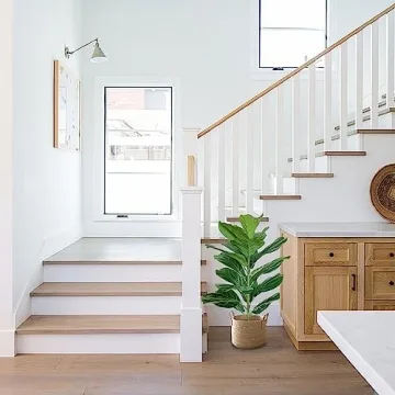 BESAMENATURE 30" Faux Fiddle Leaf Fig Tree for Décor