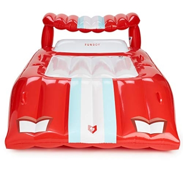 Giant Red Sports Car Pool Float for Luxurious Summer Fun