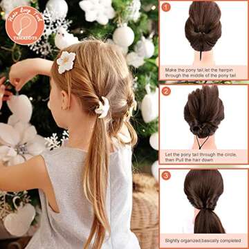 TsMADDTs 3Pack Hair Styling Tools Set with French Braid Loop, Rat Tail Comb, and Metal Pin Tail Braiding Comb, Black