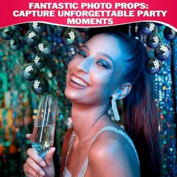 24Pcs Mini Disco Ball Decorations for All Parties