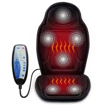 Relax with Snailax Massage Seat Cushion with Heat & Vibration