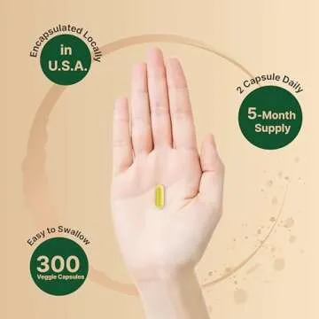 NatureBell Berberine Supplement 500mg | 300 Veggie Capsules, 97% Pure Berberine HCL – 5:1 Root Extract – Plant Based, Vegan, Non-GMO