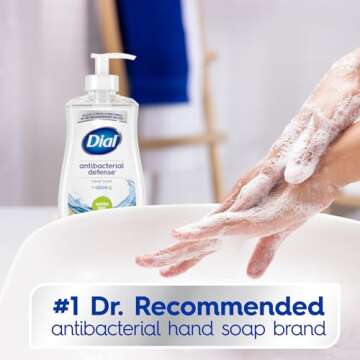 Dial Antibacterial Liquid Hand Soap White Tea 4 Pack