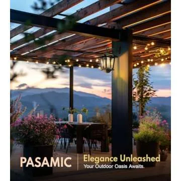 2 Pack Hanging Solar Lantern, Aluminum Outdoor Hanging Solar Lights with 4 Solar Panels, Dusk to Dawn Led Outdoor Solar Lanterns, Anti-Rust Waterproof Solar Wall Lanterns with Hooks, 3000K Warm White