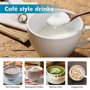 Venigo Handheld Milk Frother for Perfect Coffee