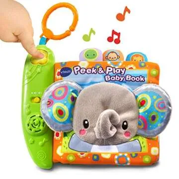 Engaging VTech Peek and Play Baby Book for Infants
