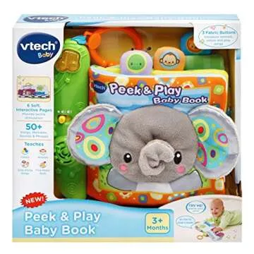 Engaging VTech Peek and Play Baby Book for Infants