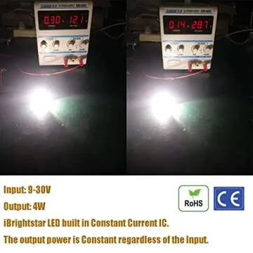 iBrightstar 7443 LED Bulb White, 7440 LED Reverse Light Bulbs Super Bright for Tail Brake Lights Backup Lights Daytime Running Lights, 2 Pack