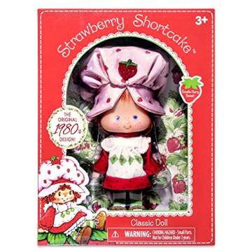 Strawberry Shortcake Retro Classic Doll, 6", for 3 Years Old and Up, Styles May Vary
