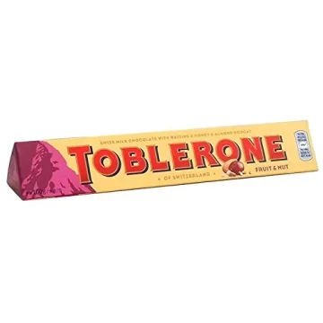 Toblerone Fruit & Nut 100g Premium Swiss Chocolate Bar