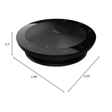 Jabra Speak 510 UC Wireless Bluetooth Speakerphone – Outstanding Sound Quality, Portable Conference Speaker for Holding Meetings Anywhere - Certified for Zoom & Google Meet