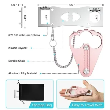 Portable Door Lock for Safety: Essential for Travelers