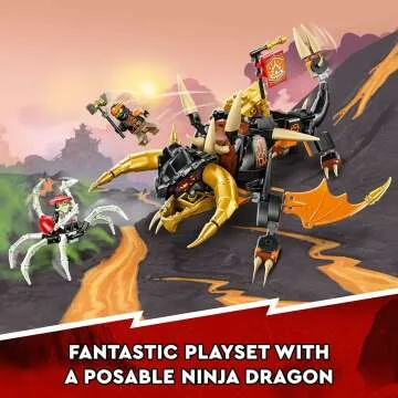 LEGO NINJAGO Cole's Earth Dragon EVO 71782 Playset