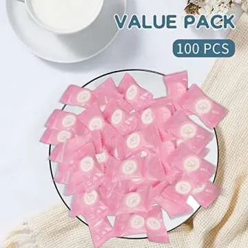 Simfree 100PCS Compressed Towel,Disposable Face Compressed Towel,Disposable Portable Face Towel Mini Tablets Cotton Coin Tissue for Travel,Camping,Hiking,Sports, Home Compressed Hand Wipes(Pink)