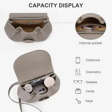 Small Top Handle Bag Crossbody Bags Purses for Women Designer Luxury Mini Faux Leather Shoulder Bag Handbag Satchels