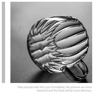 Zerodeko 2pcs Glass Pumpkin Cups Decorative Beer Cup Clear Mug Household Water Cup Creative Cocktail Cup Drinking Cup Beverage Cup Milk Mug Breakfast Glass Large Capacity Water Cup Milk Cup