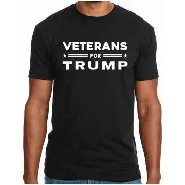 Veterans for Trump 2024 T-Shirt - Custom Design Available