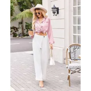 Ekouaer Silk Pajamas for Women Classic Button Down Satin Pajama Sets Long Sleeve Lounge Set