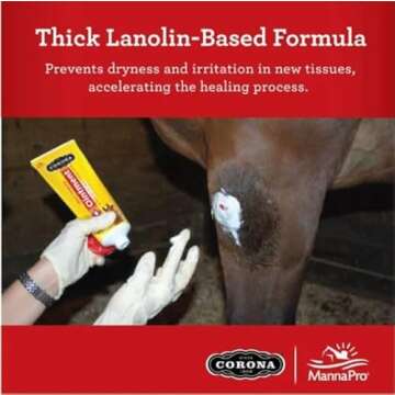 Corona Ointment for Horses - Lanolin-Based Skin Protection 7 oz