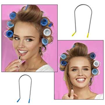 Durable Hot Curler Clips for Effortless Curls - 20 pcs