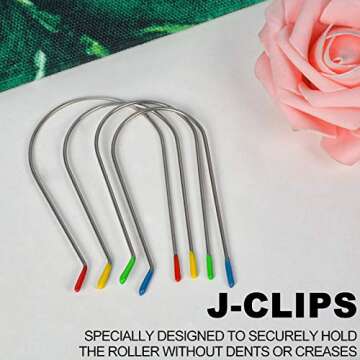 Durable Hot Curler Clips for Effortless Curls - 20 pcs