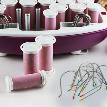 Durable Hot Curler Clips for Effortless Curls - 20 pcs