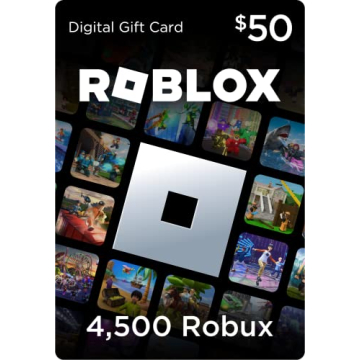 Roblox Digital Gift Code: 4500 Robux & Exclusive Item