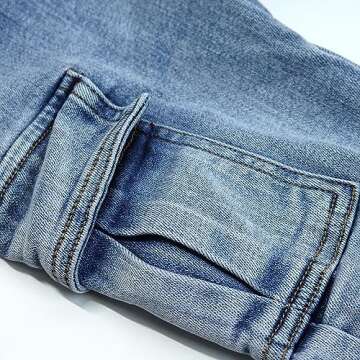 KIDSCOOL SPACE Baby Jeans - Trendy Toddler Jeans, Light Blue