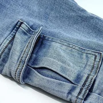 KIDSCOOL SPACE Baby Jeans - Trendy Toddler Jeans, Light Blue